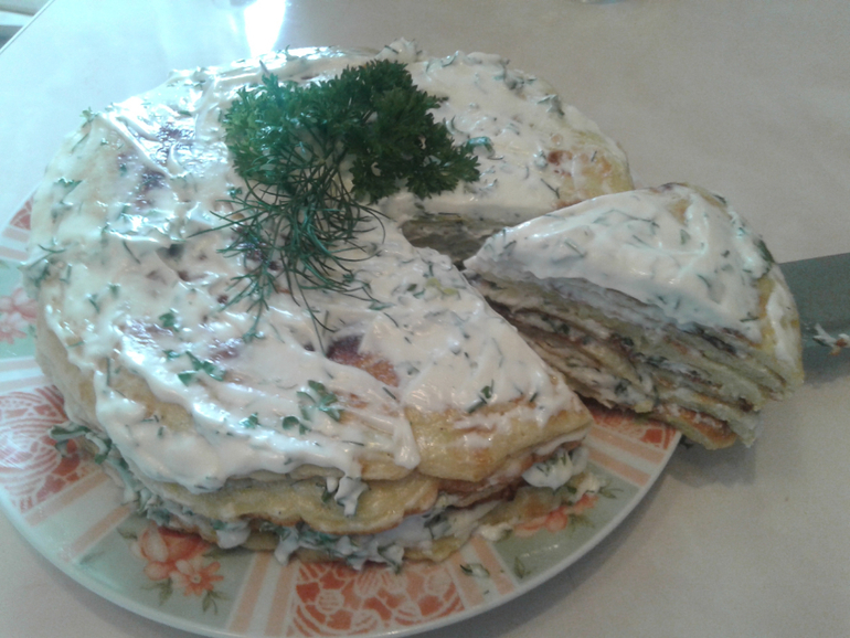 Кабачковый тортик!