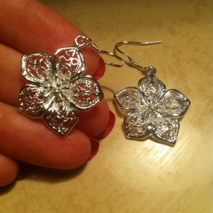 Серебряные сережки. Г Зеленоград