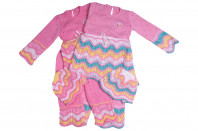 Вязаный костюм для девочек