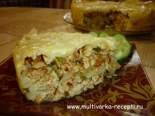 Очень вкусный пирог из лаваша в мультиварке