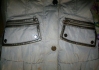 Пуховик Snowimage сливочно-золотистый 42