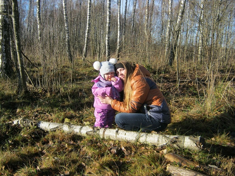 В лесу...