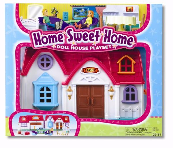 Набор Home Sweet Home - кукольный дом спредметами