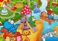 Игровой коврик Dwinguler Dino Land 2300x1400, 15мм