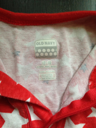 комбез трикотажный Oldnavy, б/у, 12-18 месяцев