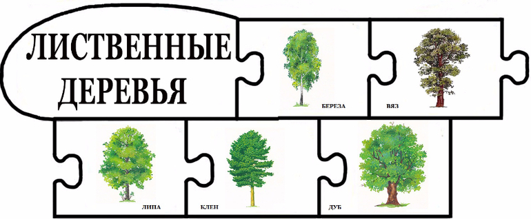 Пазл дерево картинка