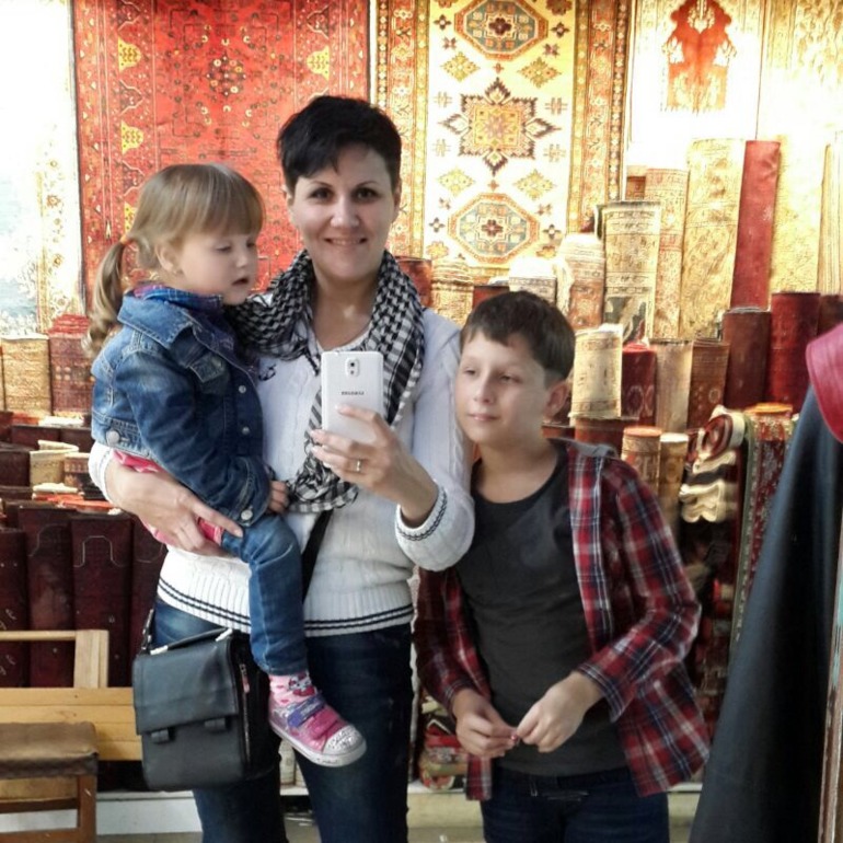 Сыночек...