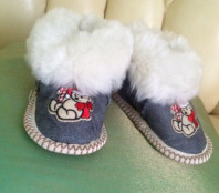 Чуни из натуральной овчины