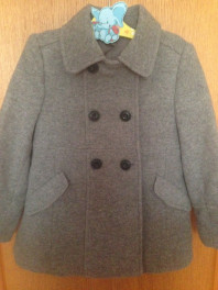 Пальто Zara для девочки 110см