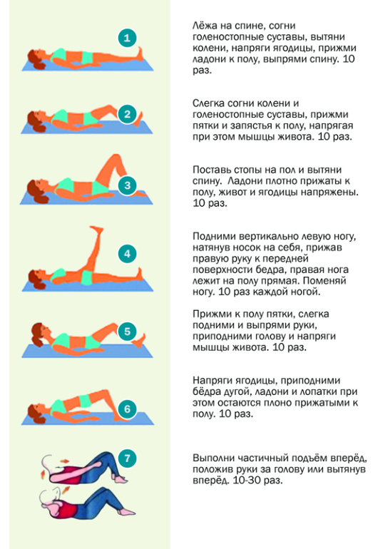 Упражнения для спины
