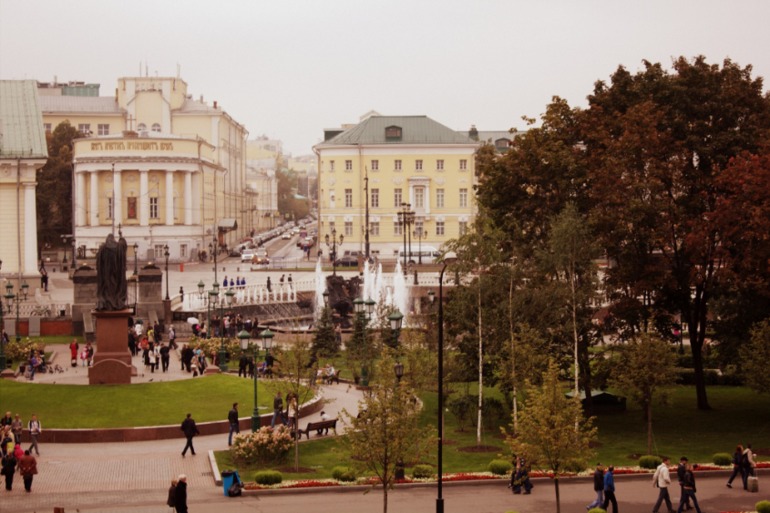 Прогулка по центру Москвы.