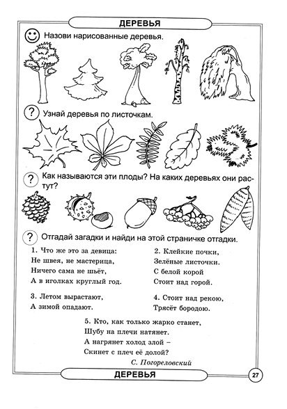 Занимательные задания для дошкольников в картинках