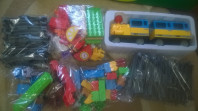 Супер аналог LEGO DUPLO - железная дорога С ФЕРМОЙ
