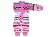 Теплый комбинезон для девочек