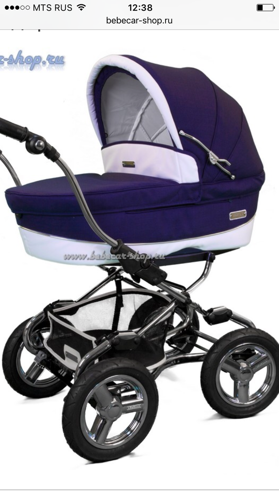 Продам коляску Bebecar Stylo AT (люлька)