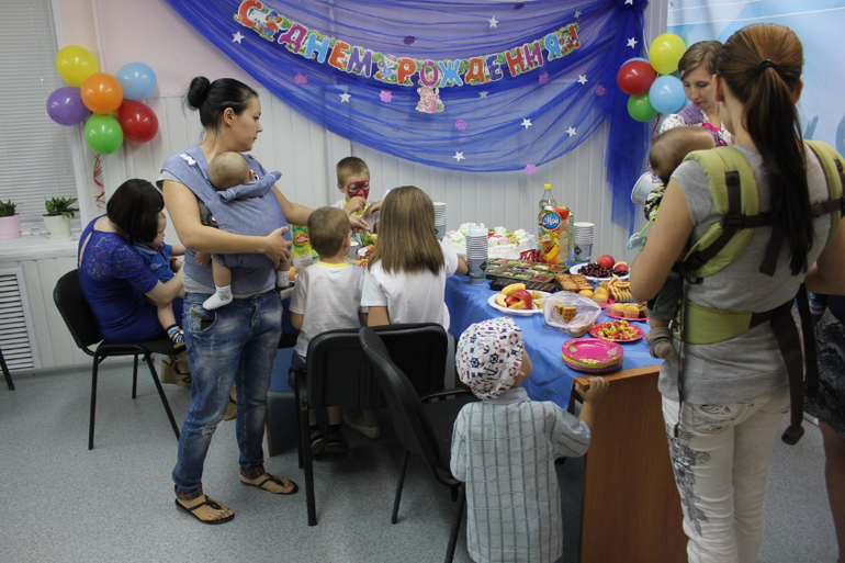 Фото со встречи слингомам