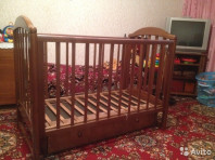 Детская кроватка Кубаньлесстрой + Матрац