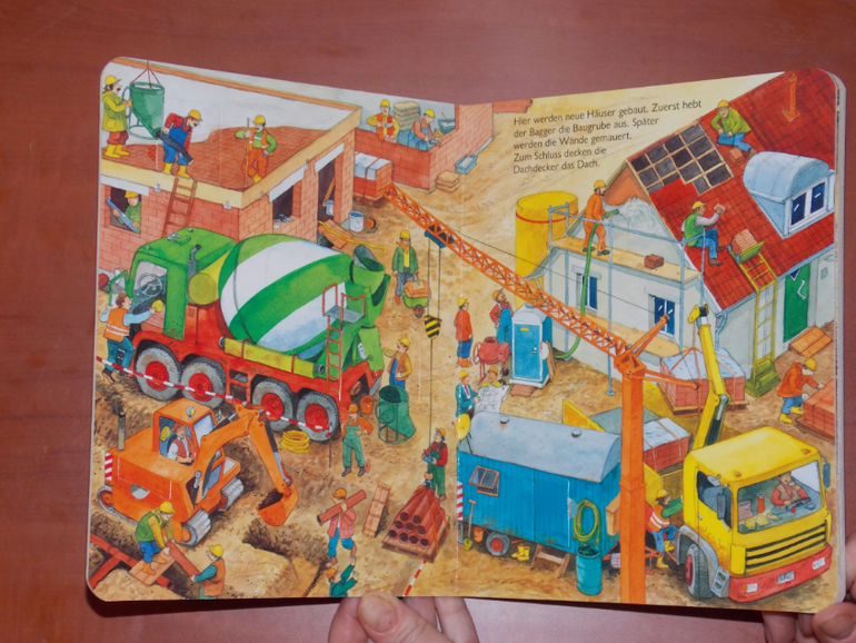 Развороты Kennst du schon die Baustelle? by Guido Wandrey