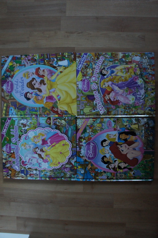 Книги Disney Princesses (4 шт в твердом переплете)