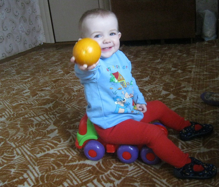 Полине 1 год и 4 месяца