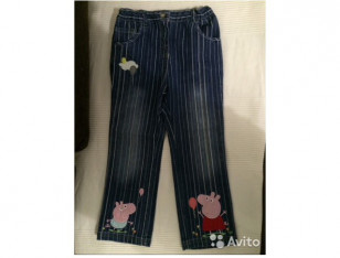 джинсы для девочки 110-116 новые