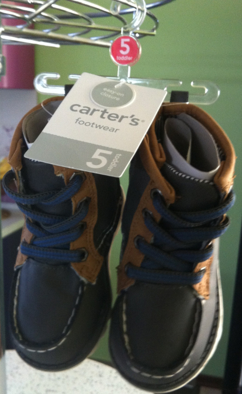 Новые высокие ботинки на шнурках Carters из Америки