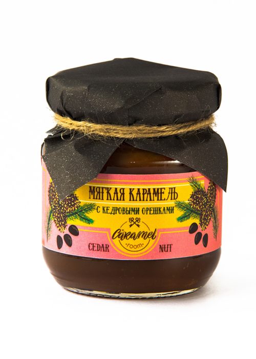 Мягкая карамель с кедровыми орешками 250 гр CEDAR NUT