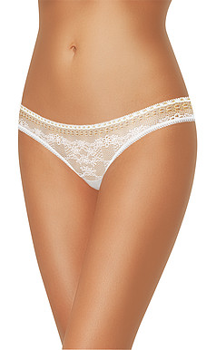 Трусы INTRI женские стринг-мини STM-578 белые