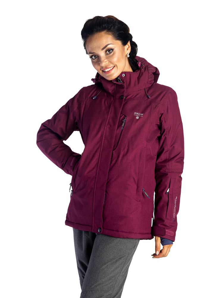 Женская куртка Snow Headquarter, В-8695, Бордовый