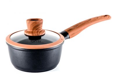 0558 GIPFEL Ковш VELOUR 16х8,0см/1,2л со стеклянной крышкой