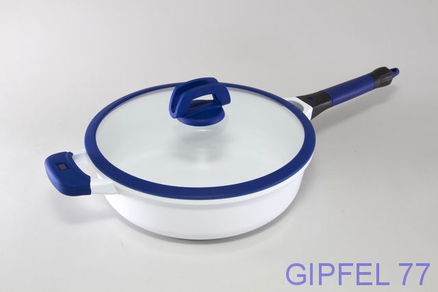 1558 GIPFEL Сковорода SMARТ 28х8,5 см 4,5 л крышка из жарост
