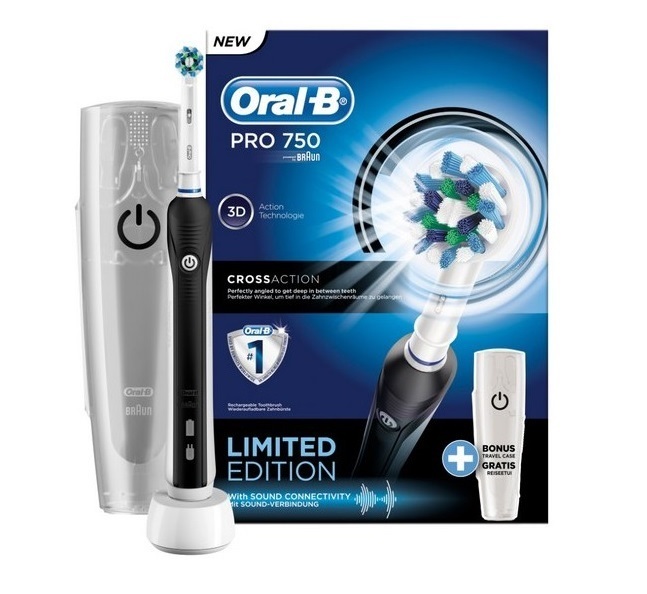 Электрическая зубная щетка Oral-B Pro 750 CrossAction D16 Bl