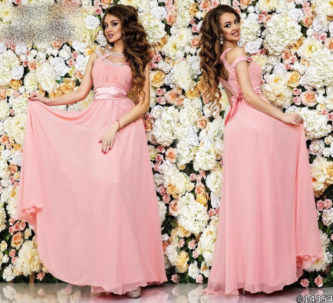 Розовое платье на роспись
