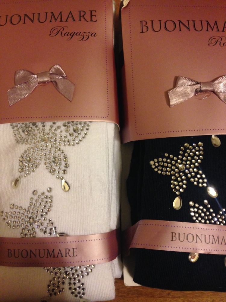 Колготки со стразами