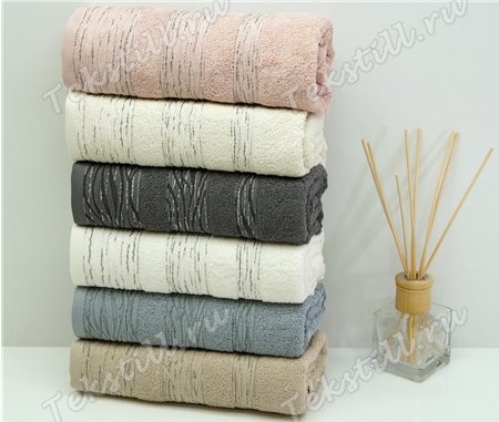 Махровые Банные Полотенца 70x140 см. 6 шт/уп. Zebra - Sahese