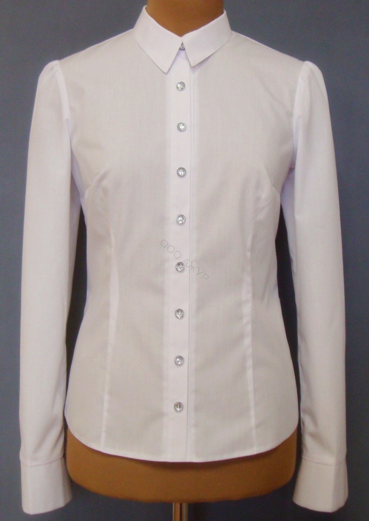 Блуза для девочки Модель 01-дк Цвет	Белый