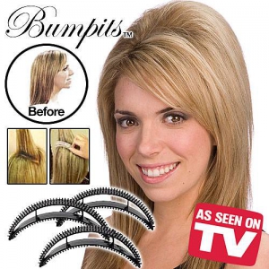 ЗАКОЛКА ДЛЯ ПРИДАНИЯ ОБЪЕМА ВОЛОС BUMPITS (БАМПИТС) 5 ШТУК