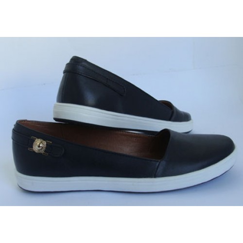 Кожаные слипоны.