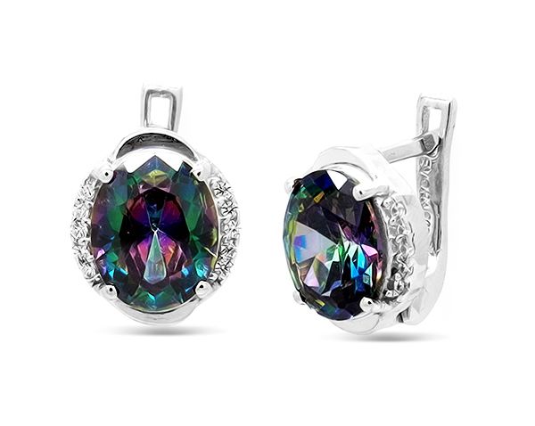 Серьги, мистик кварц, Лилиан Артикул: 624287