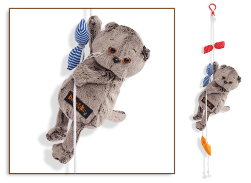 Басик и канат (игрушка-сувенир на веревке с карабином)