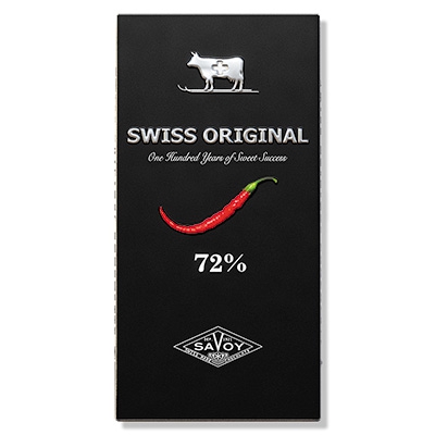 Swiss Original Горький Шоколад с кайенским перцем 100 гр кар