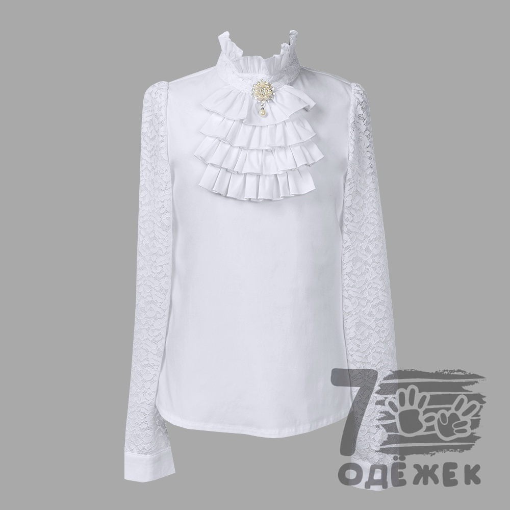 Блузка для девочки рукав длинный