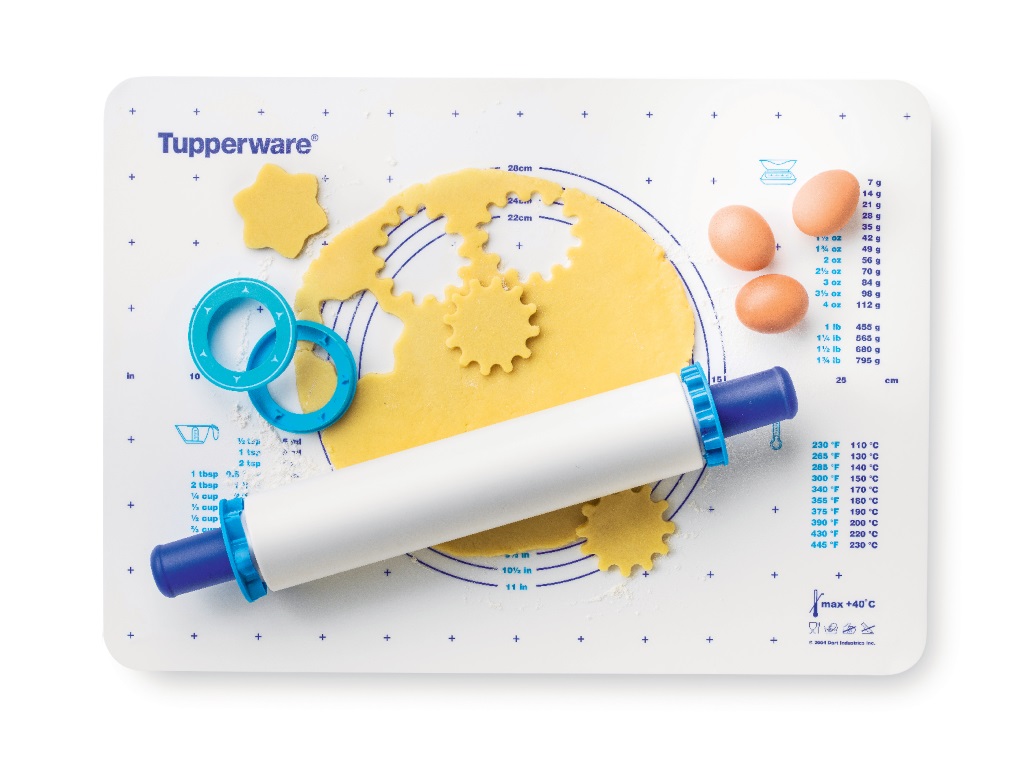 Скалка Tupperware с кольцами-насадками Tupperware