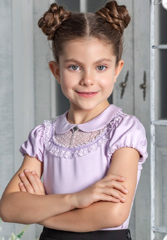 Трикотажная блузка Б*арби   2017