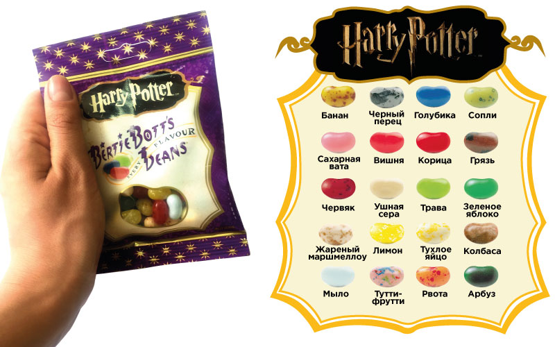 Драже Bertie botts 54 гр