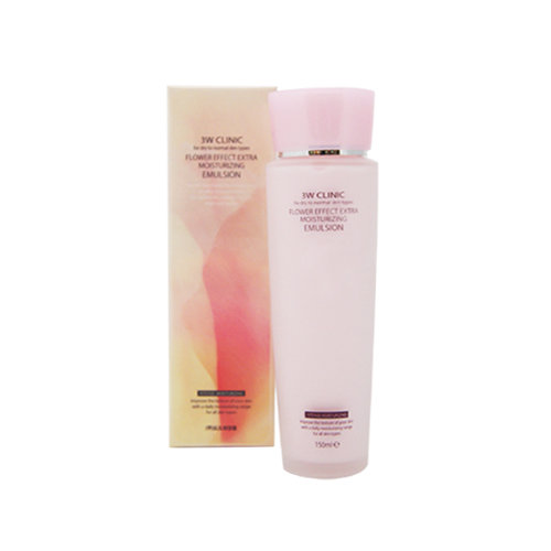 [3W CLINIC] УВЛАЖНЕНИЕ Эмульсия д/лица Flower Effect Extra M
