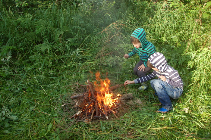 Одноночный многодетный поход