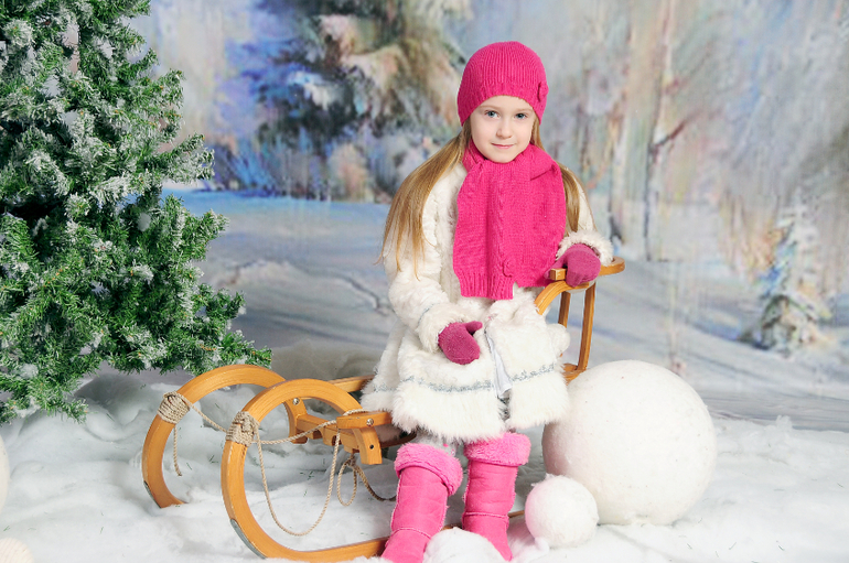 Фотосессия доченьки в садике)