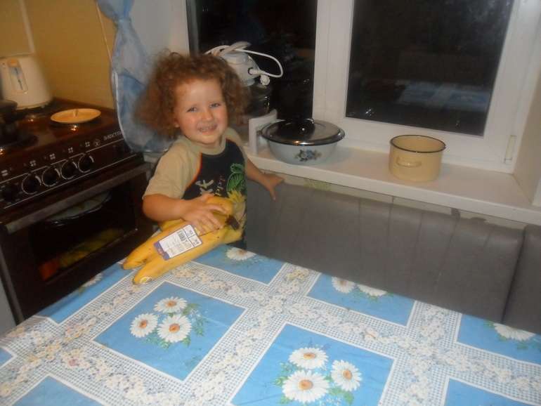 Банановые оладьи