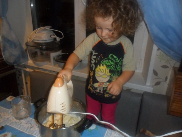 Банановые оладьи